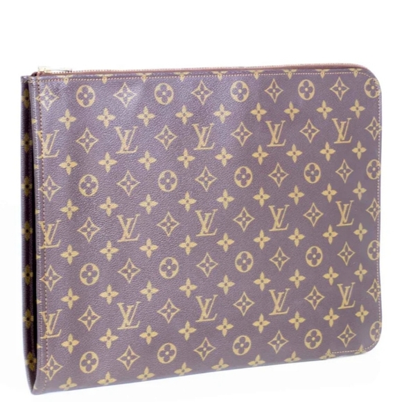 Louis Vuitton Classic "Porte-Documents 30 Vintage"  Portflio Case - Picture 1 of 8